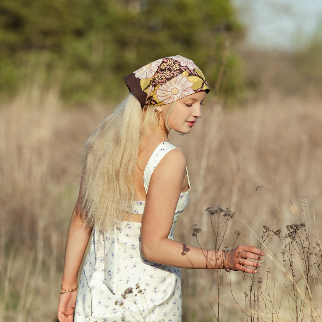 No. 134 Violet Bandana | Handker