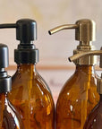 Amber Boston Bottle Soap & Lotion Pump | Henflower