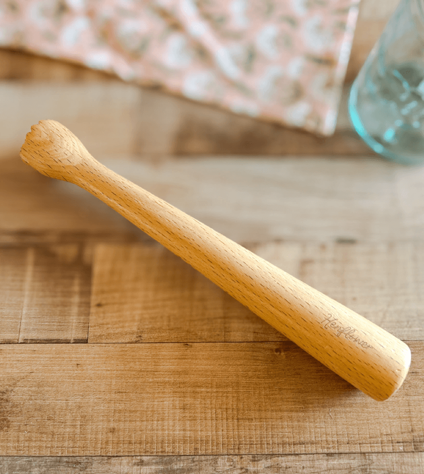 Beechwood Cocktail Muddler and Fermenting Tamper | Buy Now | Henflower