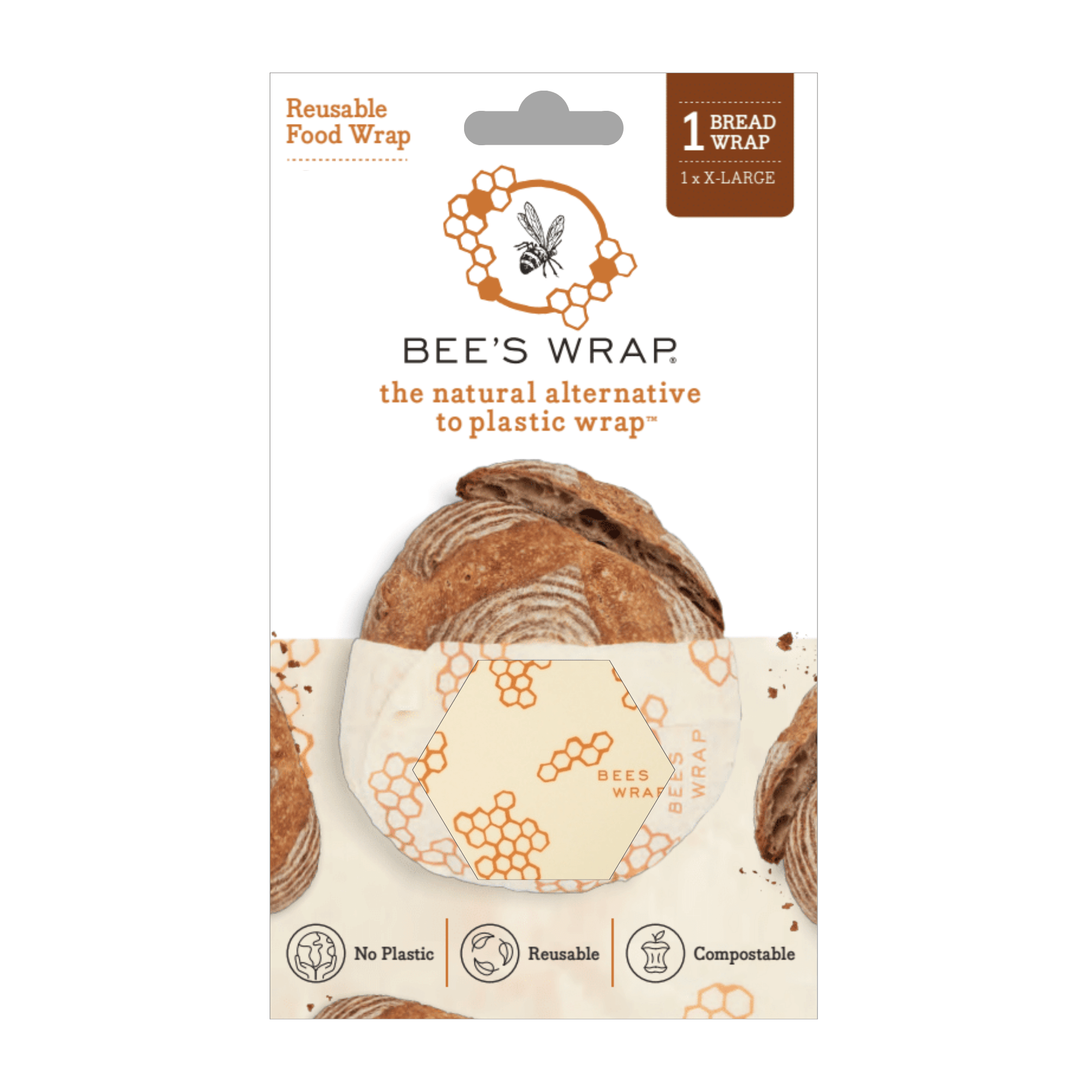 Bee's Wrap® Bread Wrap - Honeycomb (17"x 23")