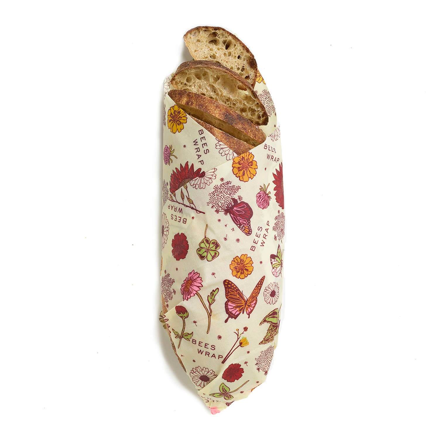 Bee's Wrap® Bread Wrap - Meadow Magic, Plant Based Wax