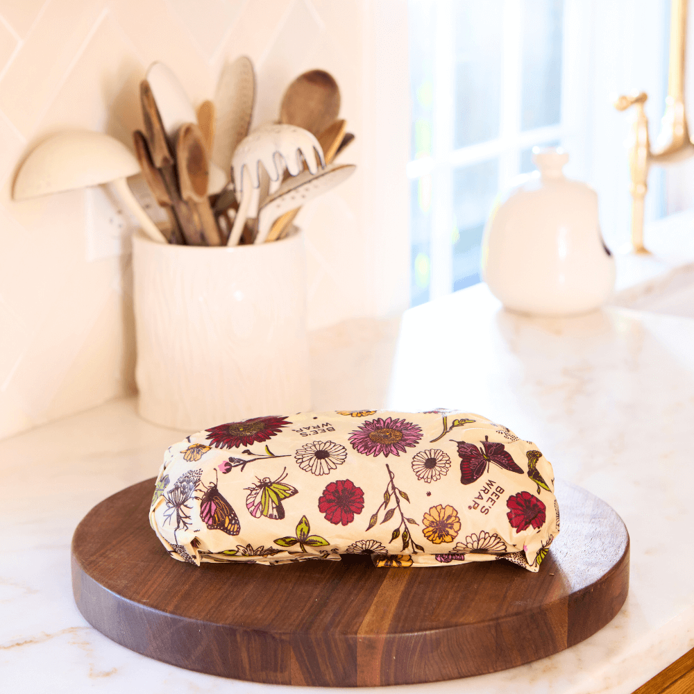 Bee's Wrap® Bread Wrap - Meadow Magic, Plant Based Wax