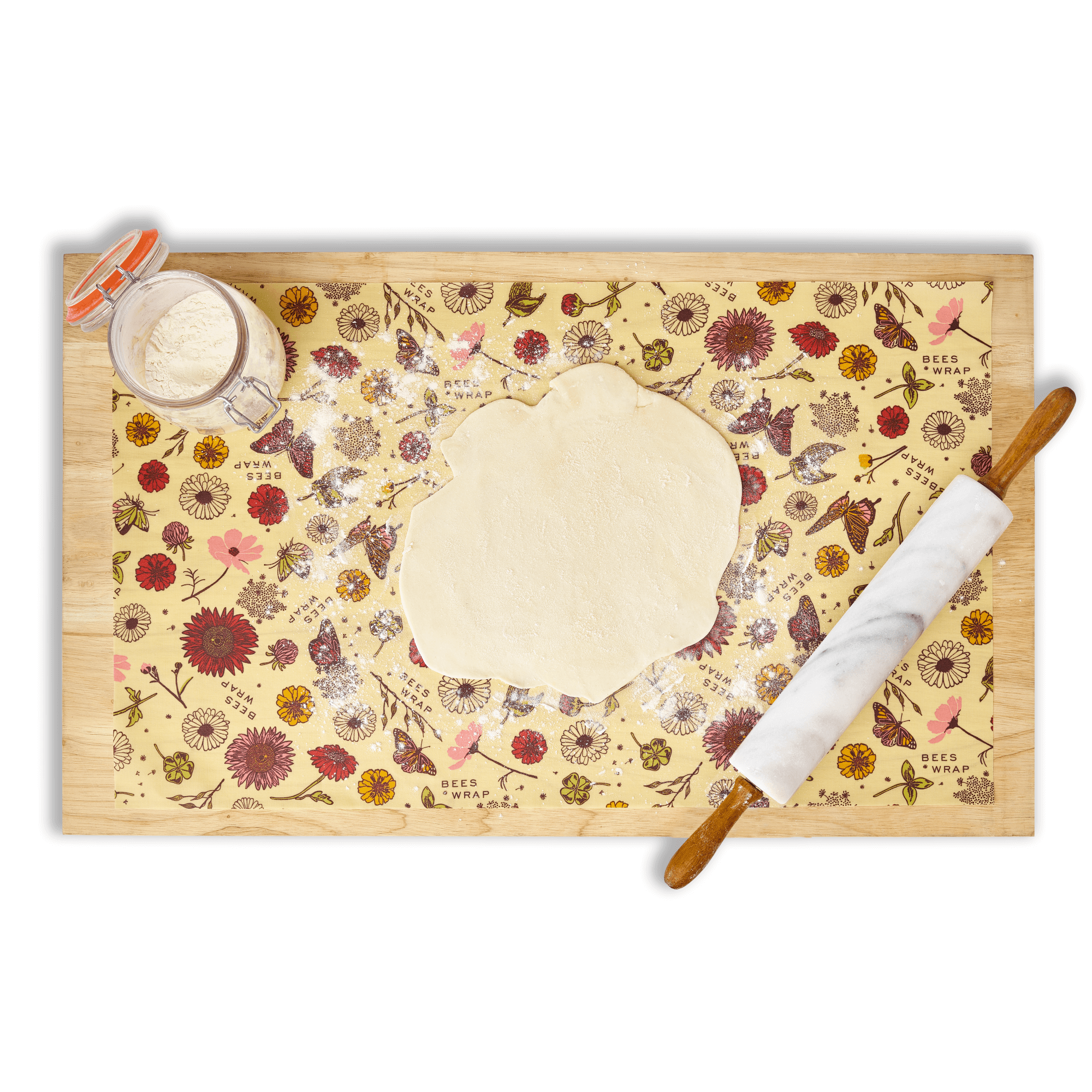 Bee's Wrap® Bread Wrap - Meadow Magic, Plant Based Wax