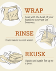 Bee's Wrap® Bread Wrap - Oceans (17"x 23") | Bee's Wrap