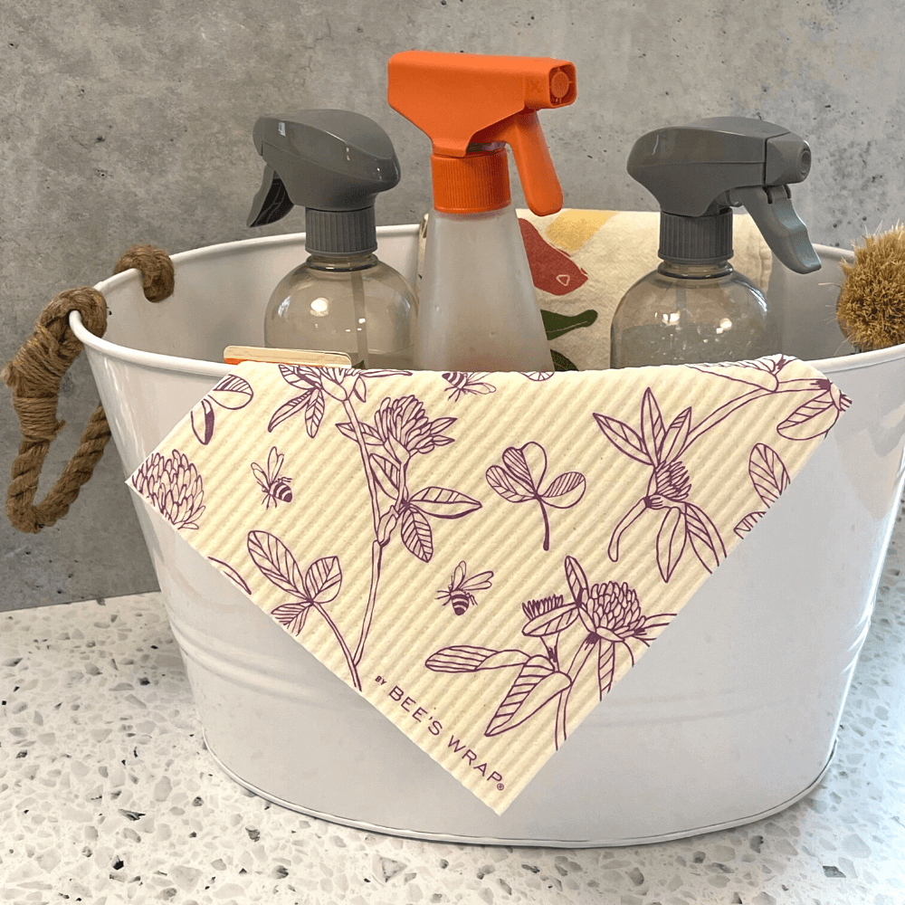 Bee's Wrap® Meadow Magic Reusable Swedish Dishcloth Set of 3