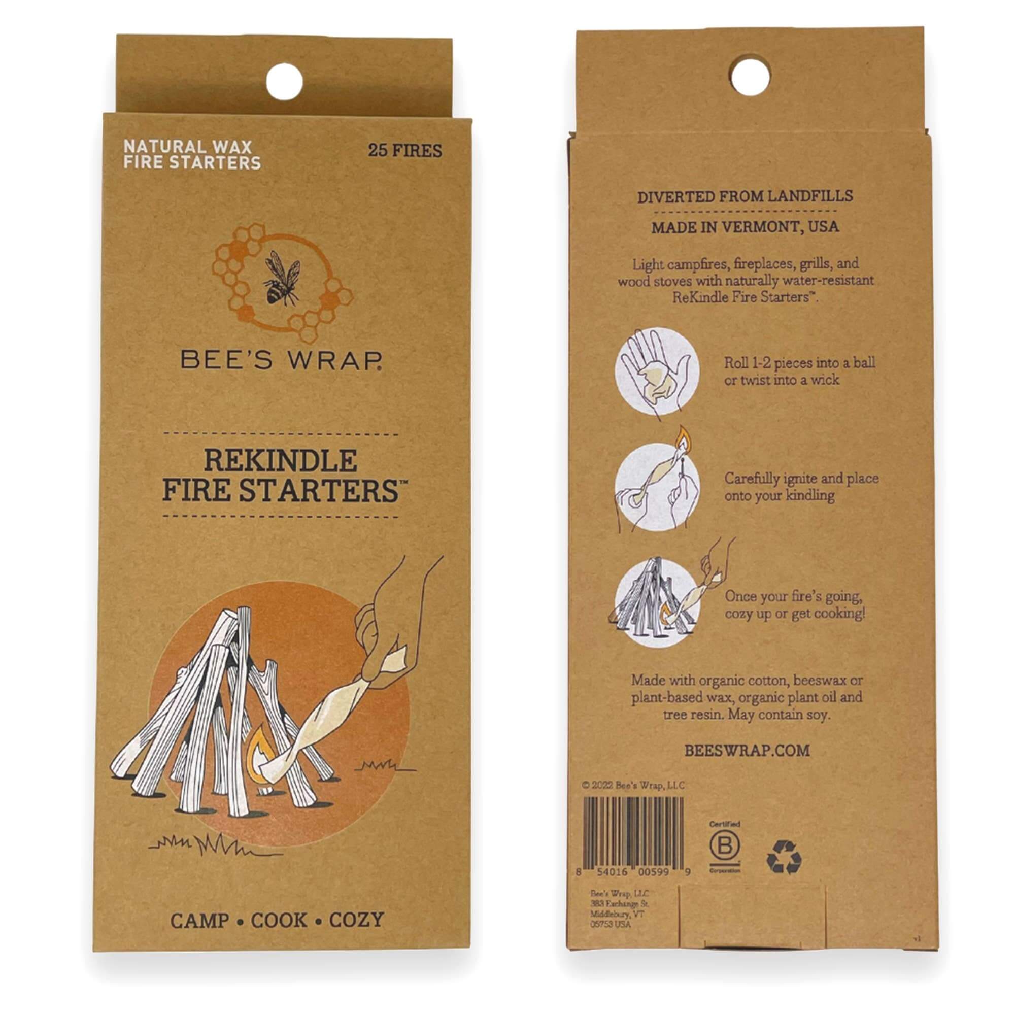 Bee's Wrap®: ReKindle Fire Starters™ | Bee's Wrap