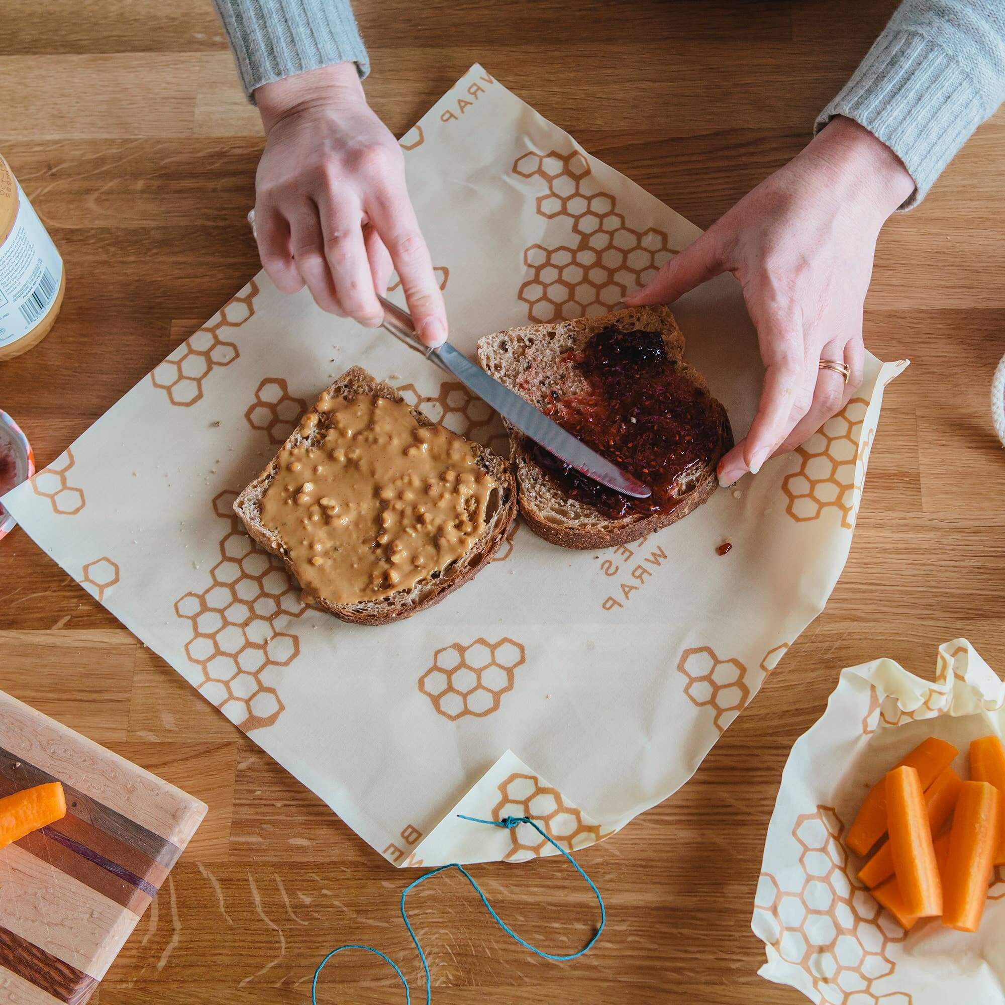 Bee's Wrap®: Sandwich Wrap - Honeycomb