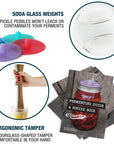 Complete 9-Piece Probiotic Fermentation Kit for Vegetables