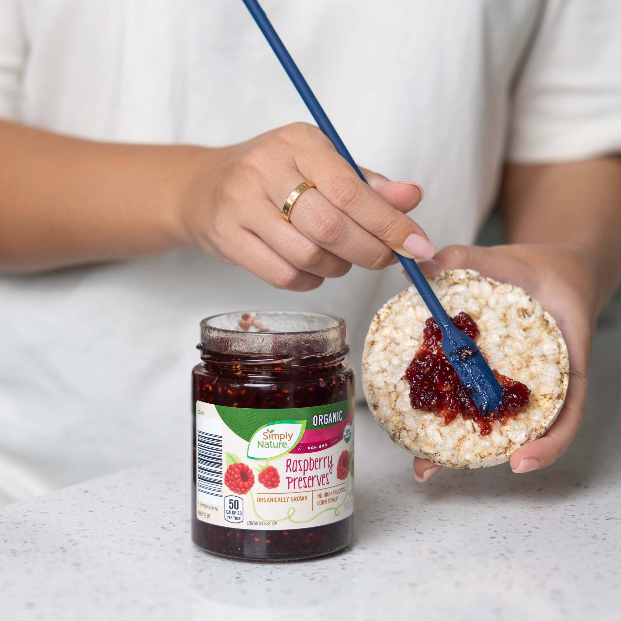 Dual Sided Silicone Mason Jar Scraper & Spoon