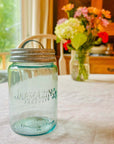 Galvanized Vintage Style Decorative Mason Jar Lid | Henflower