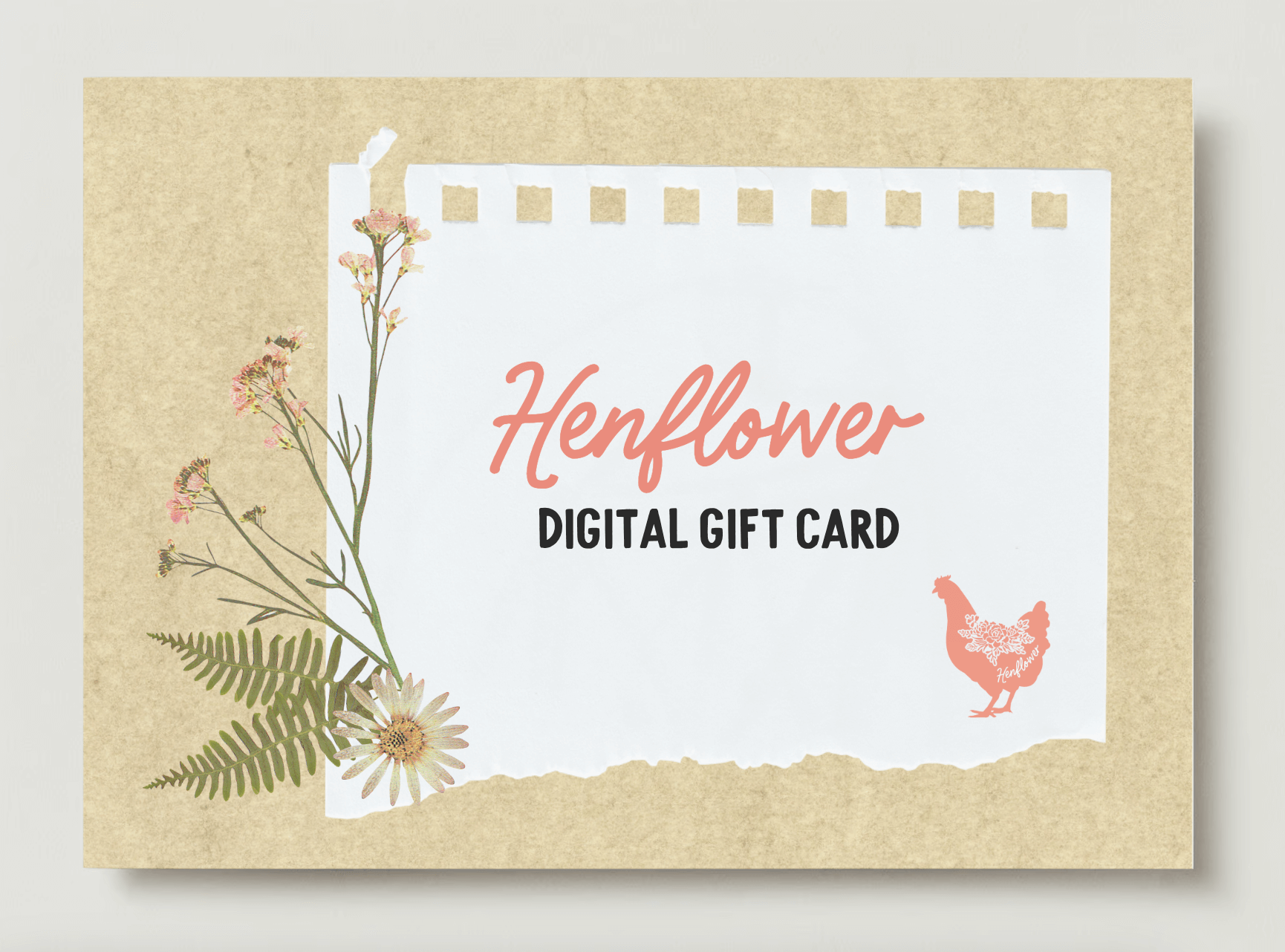 Henflower Digital Gift Card - Mason Jar Joy | Buy Now