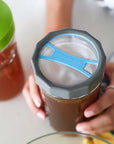 Kombucha Mess Free Brewing Lid for Wide Mouth Mason Jars