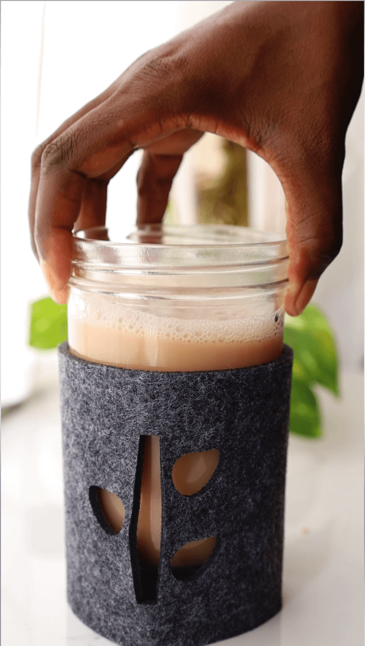 Mason Jar Felt Cover for Hydroponic Gardening | Coco and Seed
