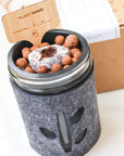 Mason Jar Felt Cover for Hydroponic Gardening | Coco and Seed