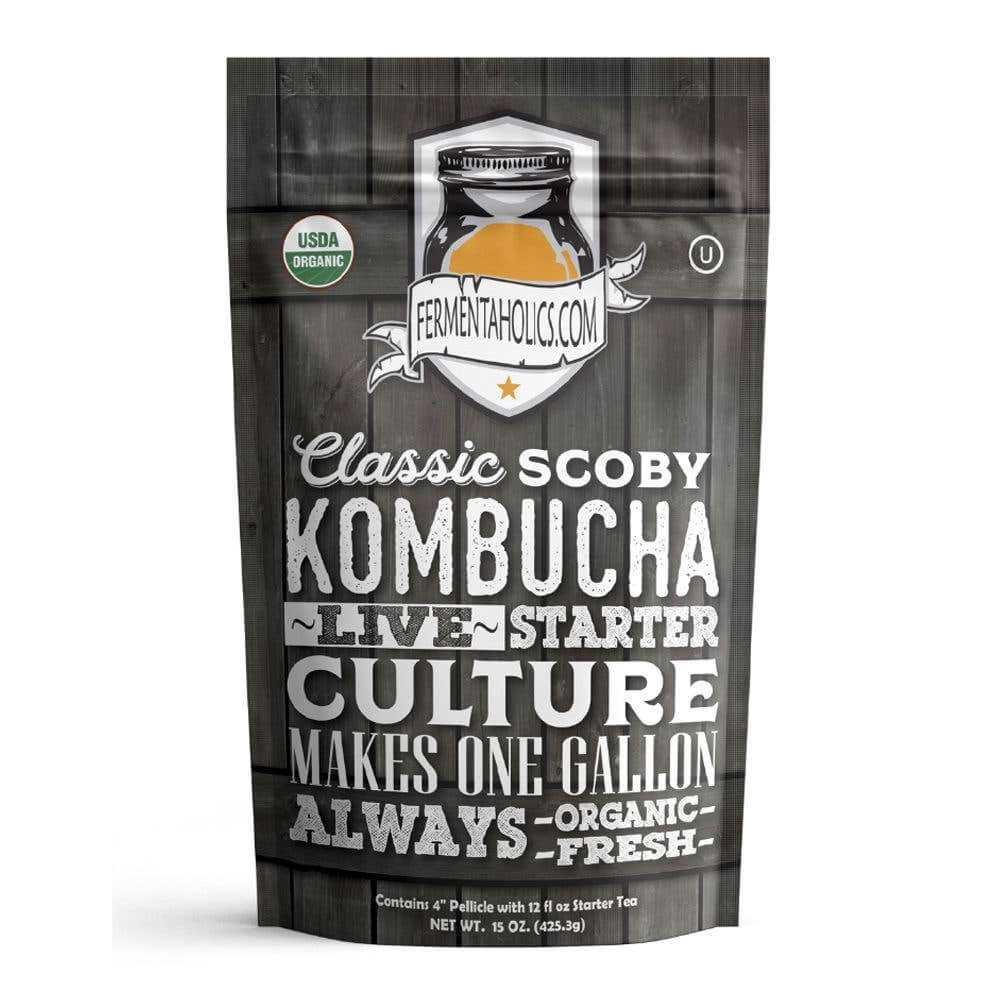 Live 4" Kombucha SCOBY - Ready to Ferment | Buy Now