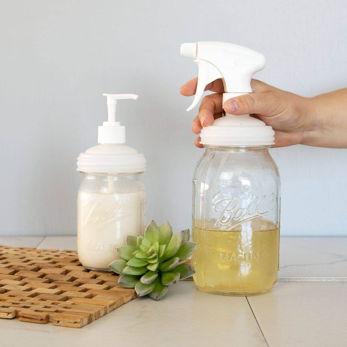 ReCAP® Sprayer & Pump Lid Set (Set of 2) | reCAP Mason Jars