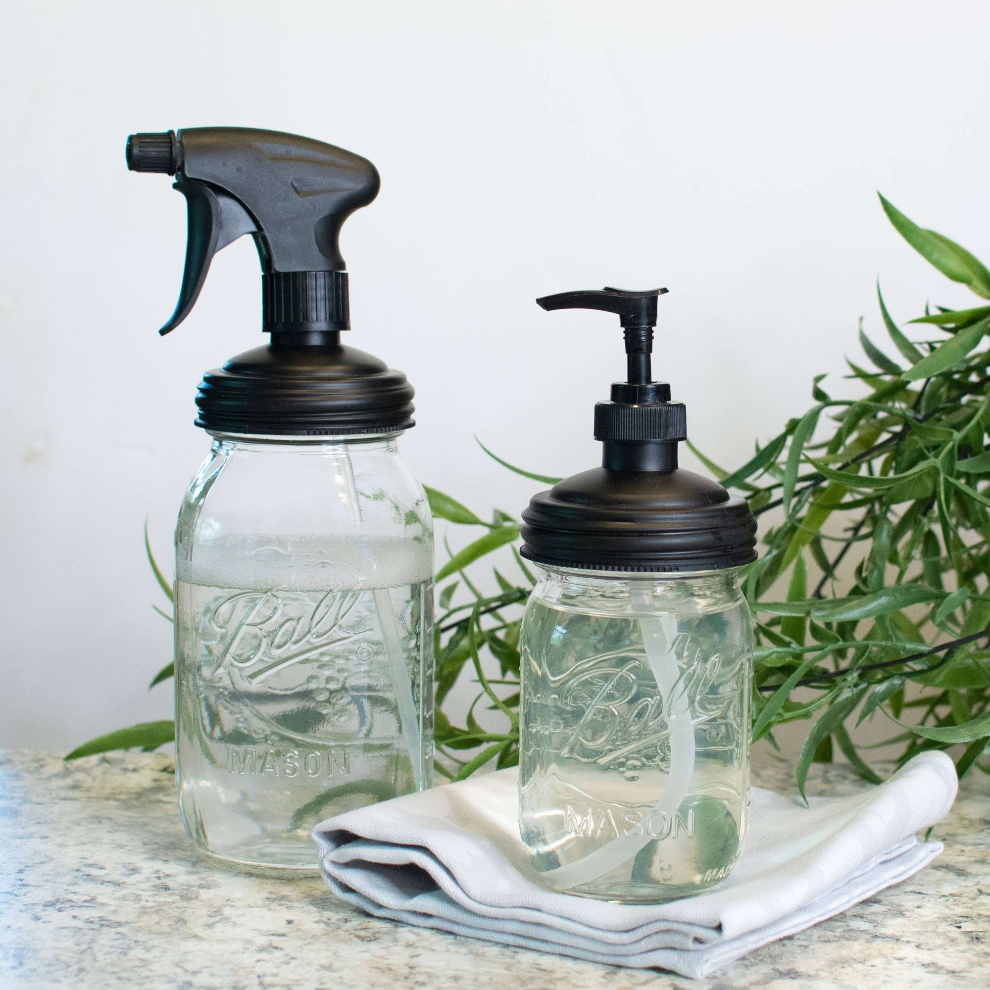 ReCAP® Sprayer & Pump Lid Set (Set of 2) | reCAP Mason Jars