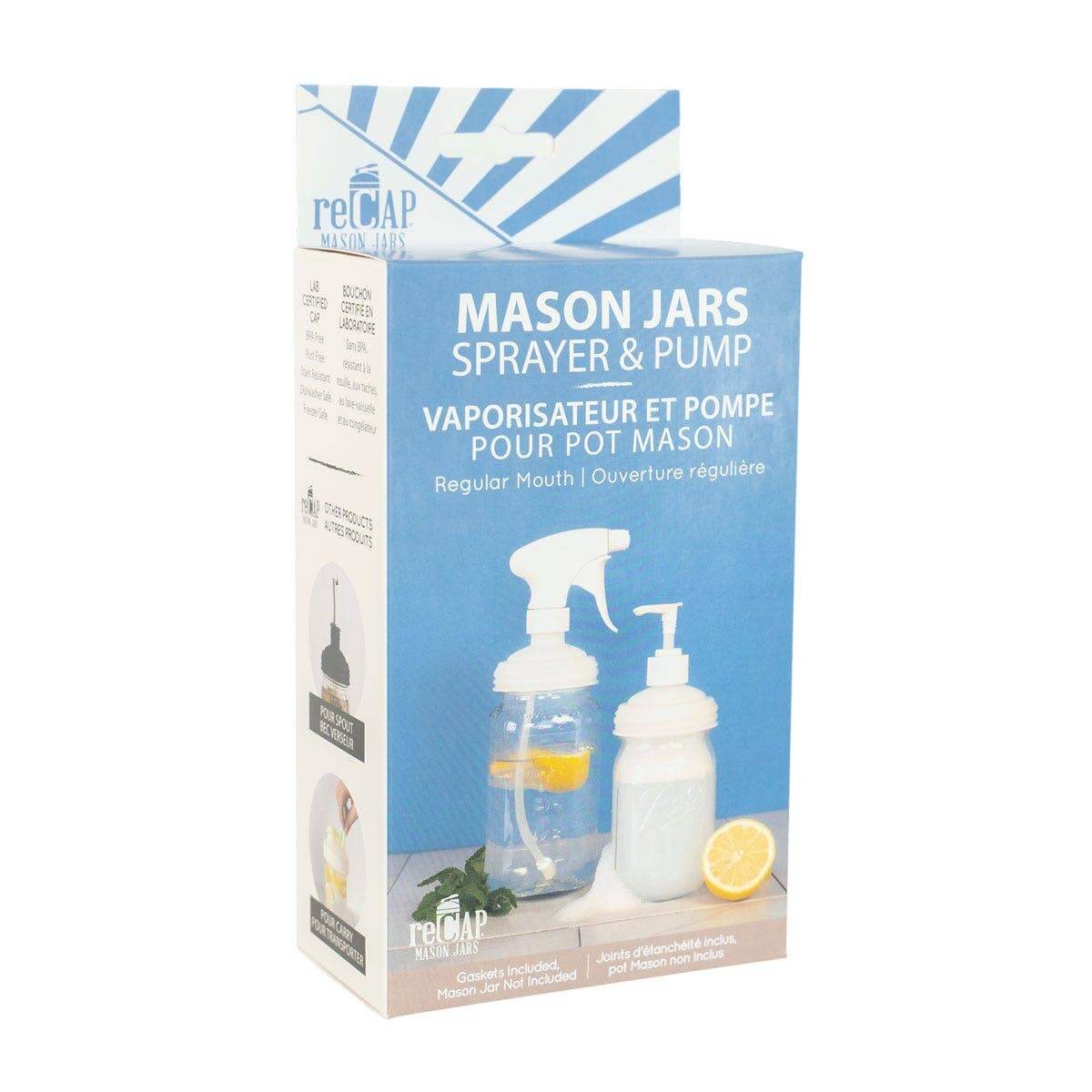 ReCAP® Sprayer & Pump Lid Set (Set of 2)