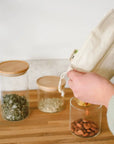 Reusable Cotton Muslin Bulk Bag Set for Dry Bulk Goods | Me Mother Earth