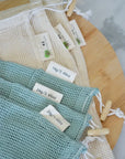 Reusable Cotton Mesh Produce Bags - Multipurpose Storage | Me Mother Earth