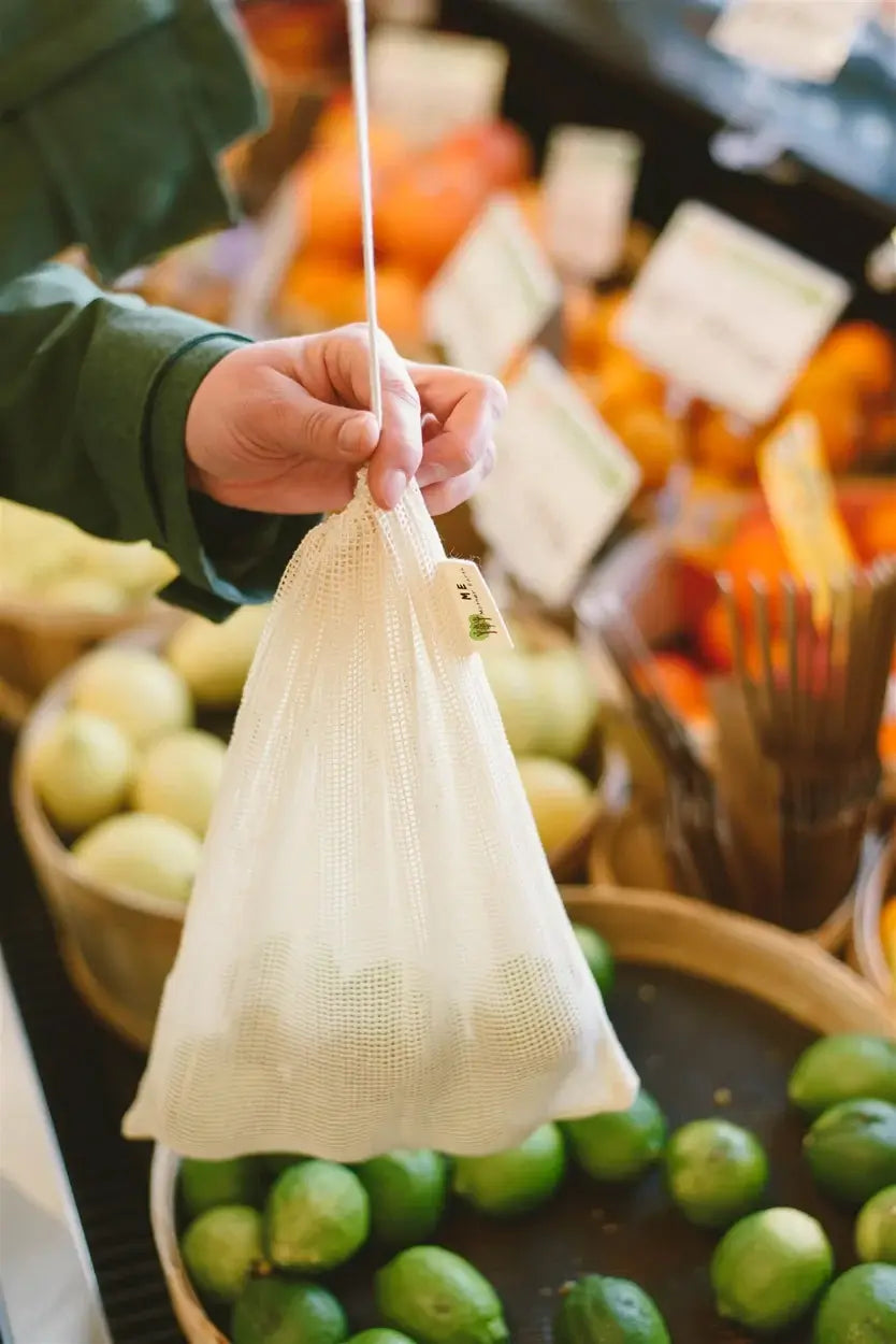 Reusable Cotton Mesh Produce Bags - Multipurpose Storage | Me Mother Earth