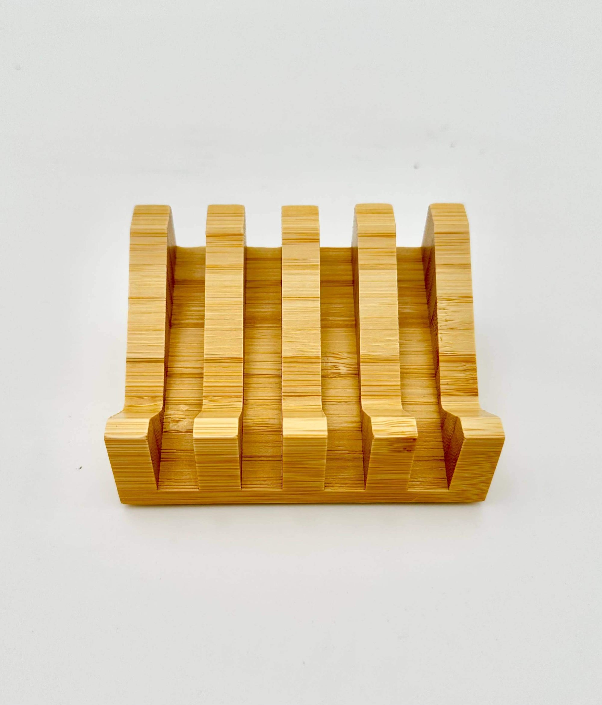 Slanted Bamboo Draining Soap Dish | Zefiro