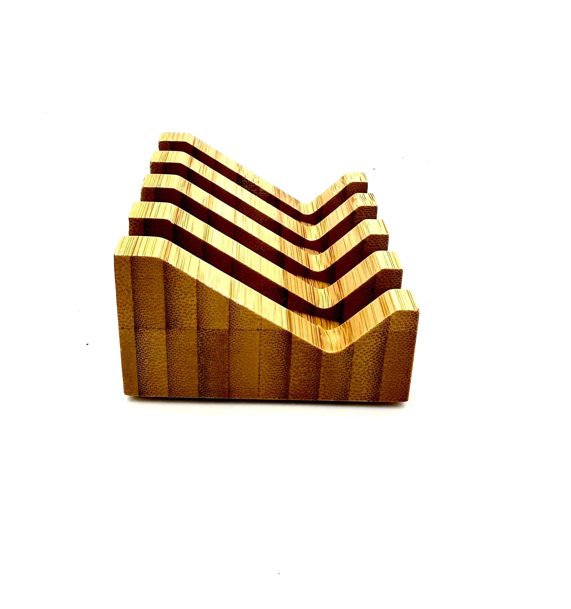 Slanted Bamboo Draining Soap Dish | Zefiro