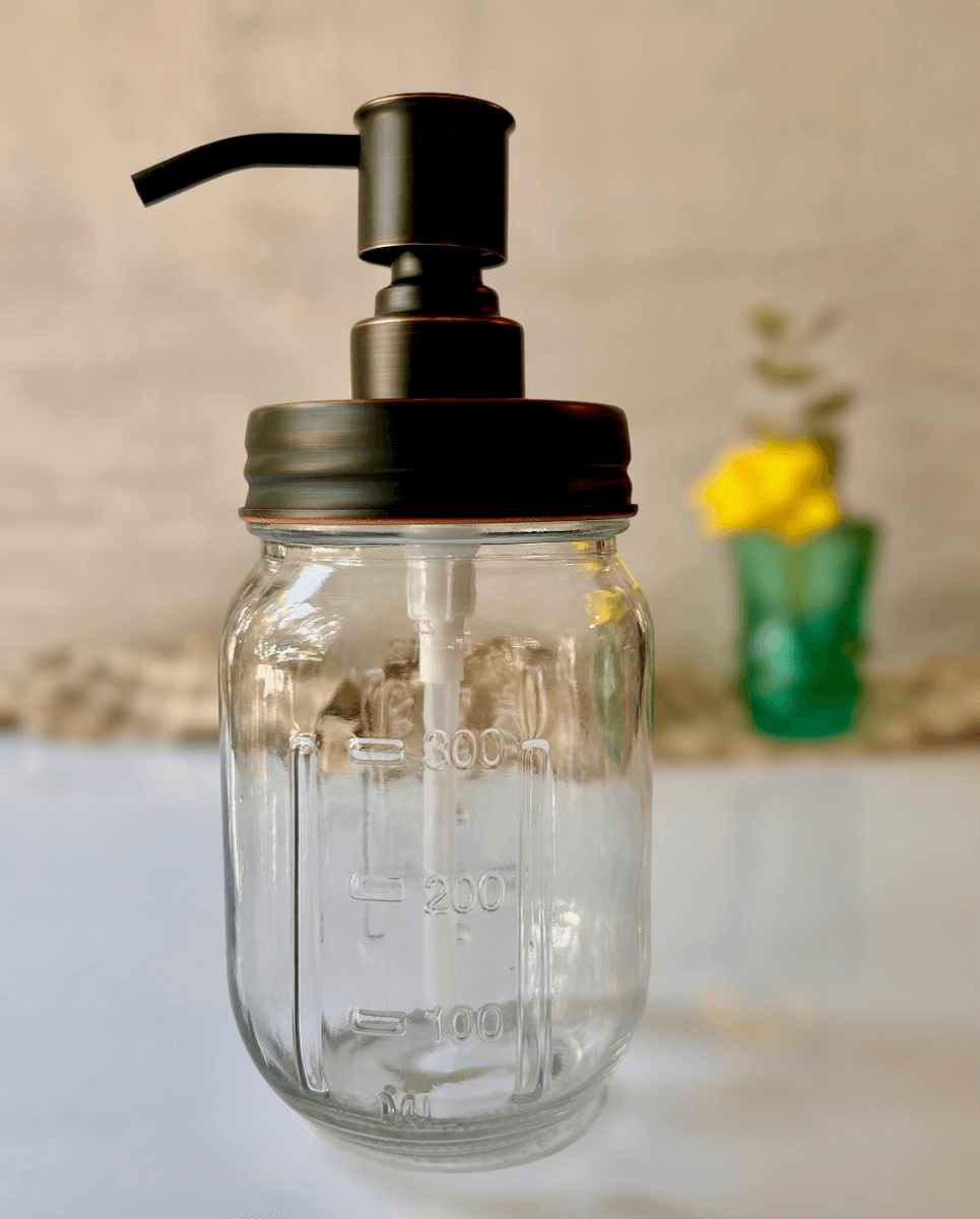 Soap & Lotion Pump Lid Kit for Mason Jars (Regular Mouth) | Henflower