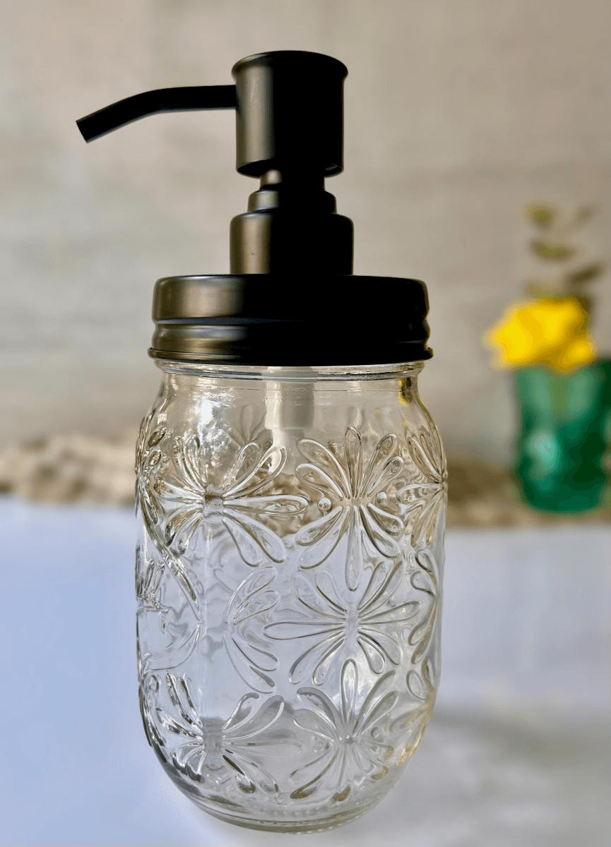 Soap & Lotion Pump Lid Kit for Mason Jars (Regular Mouth) | Henflower
