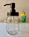 Soap & Lotion Pump Lid Kit for Mason Jars (Regular Mouth) | Henflower