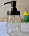 Soap & Lotion Pump Lid Kit for Mason Jars (Regular Mouth) | Henflower
