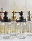 Soap & Lotion Pump Lid Kit for Mason Jars (Regular Mouth) | Henflower