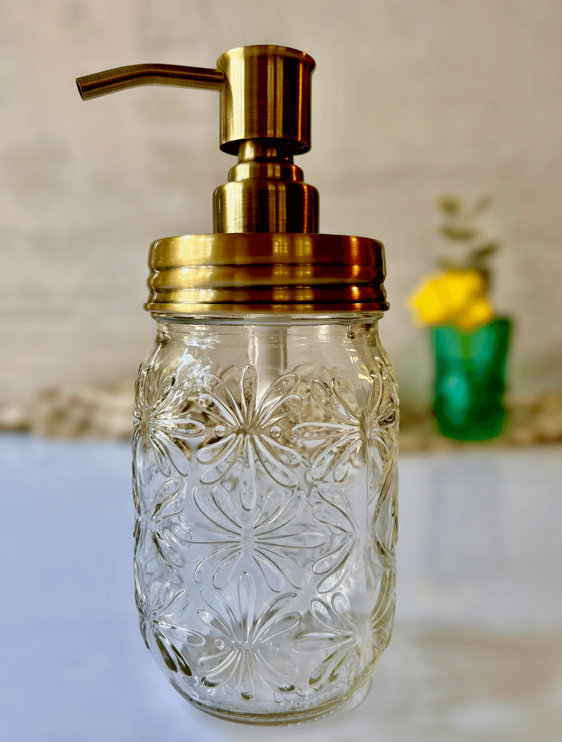 Soap & Lotion Pump Lid Kit for Mason Jars (Regular Mouth) | Henflower