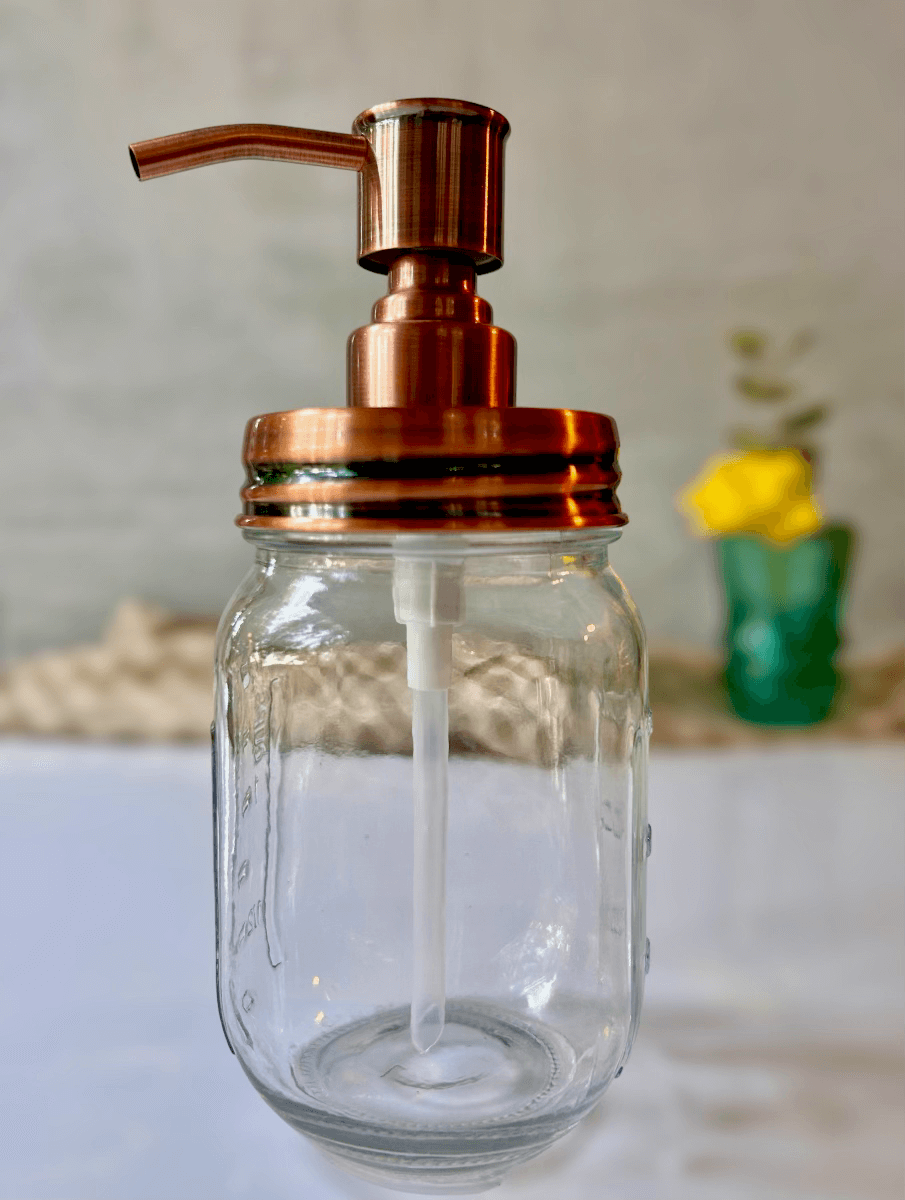 Soap & Lotion Pump Lid Kit for Mason Jars (Regular Mouth) | Henflower
