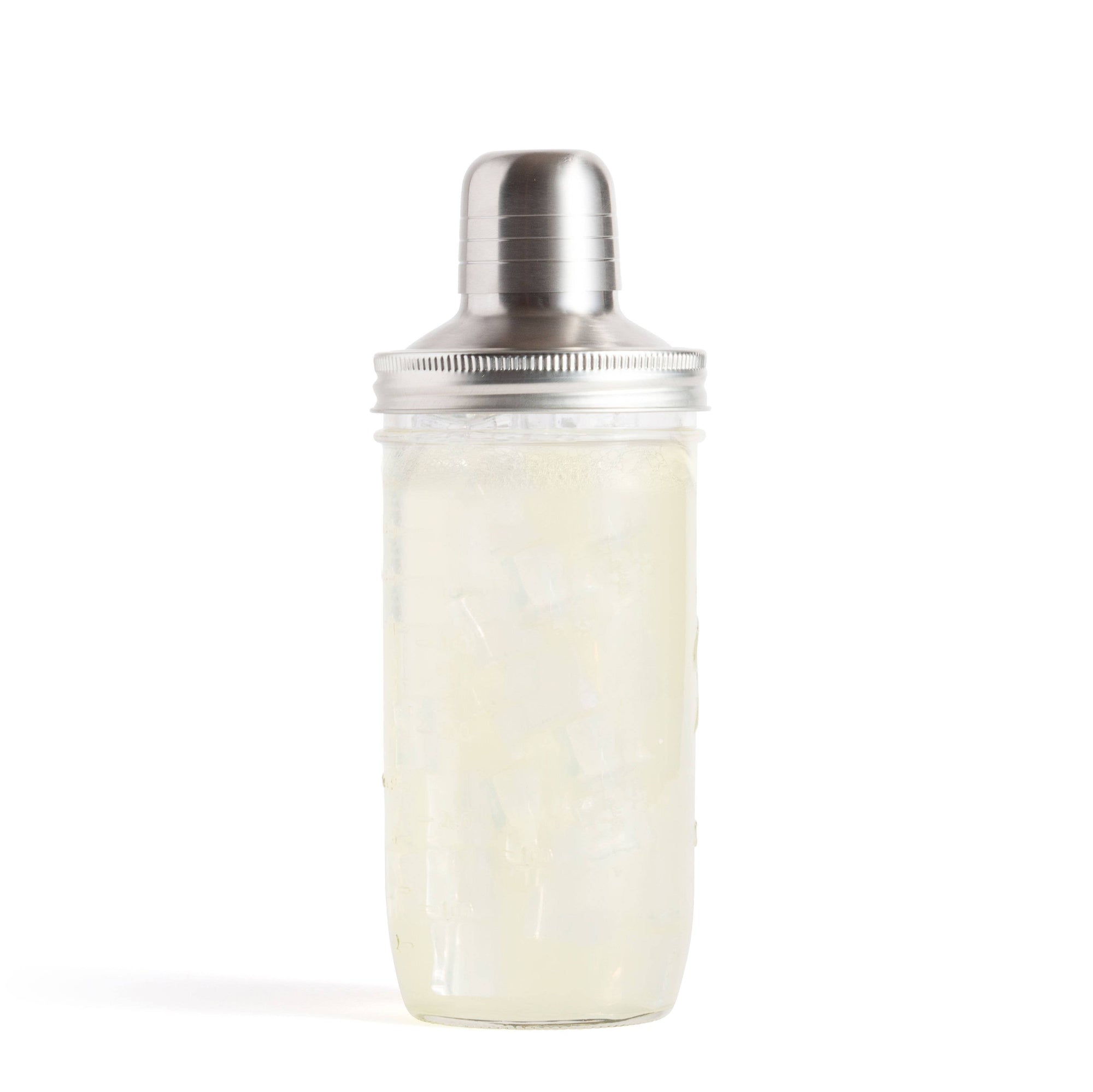 Stainless Steel Cocktail Shaker Lid Insert for Mason Jars