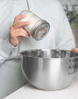 Stainless Steel Flour Sifter & Sugar Shaker Lid Insert for Mason Jars (Wide Mouth)