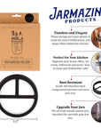 Mason Jar Organizer Lid for Mason Jars (Wide Mouth) | Jarmazing Products