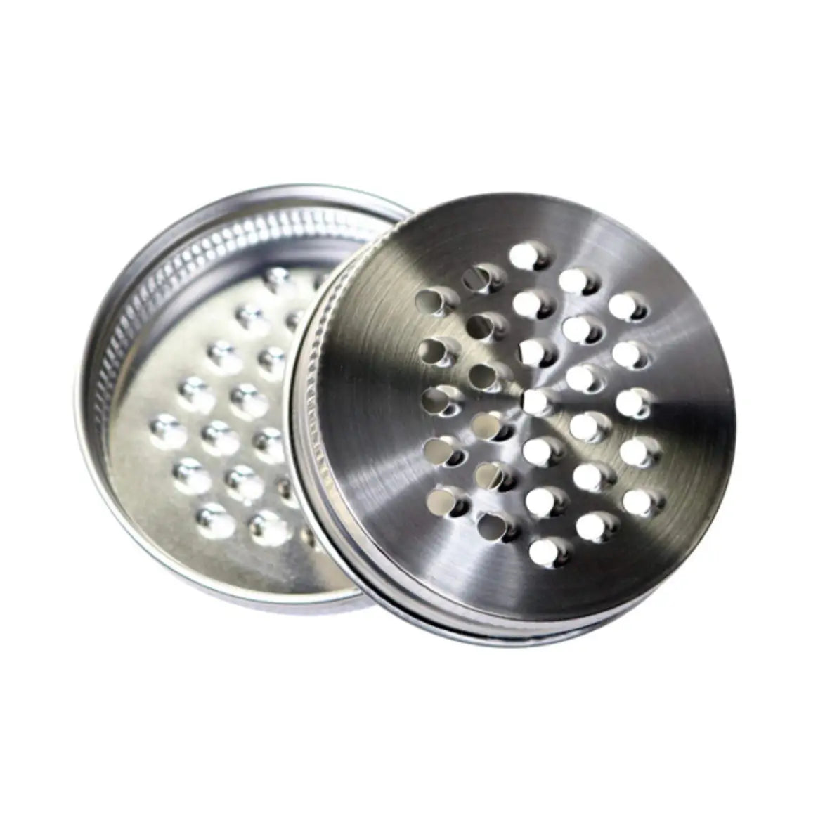Mason Jar Grater/Shredder Lid 2 Pack - Rust Proof! | Buy Now | Henflower