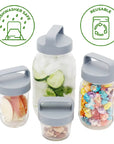 Storage Lids with Handle for Mason Jars 4 Pack (For Regular Mouth Jars) | Mason Jar Lifestyle