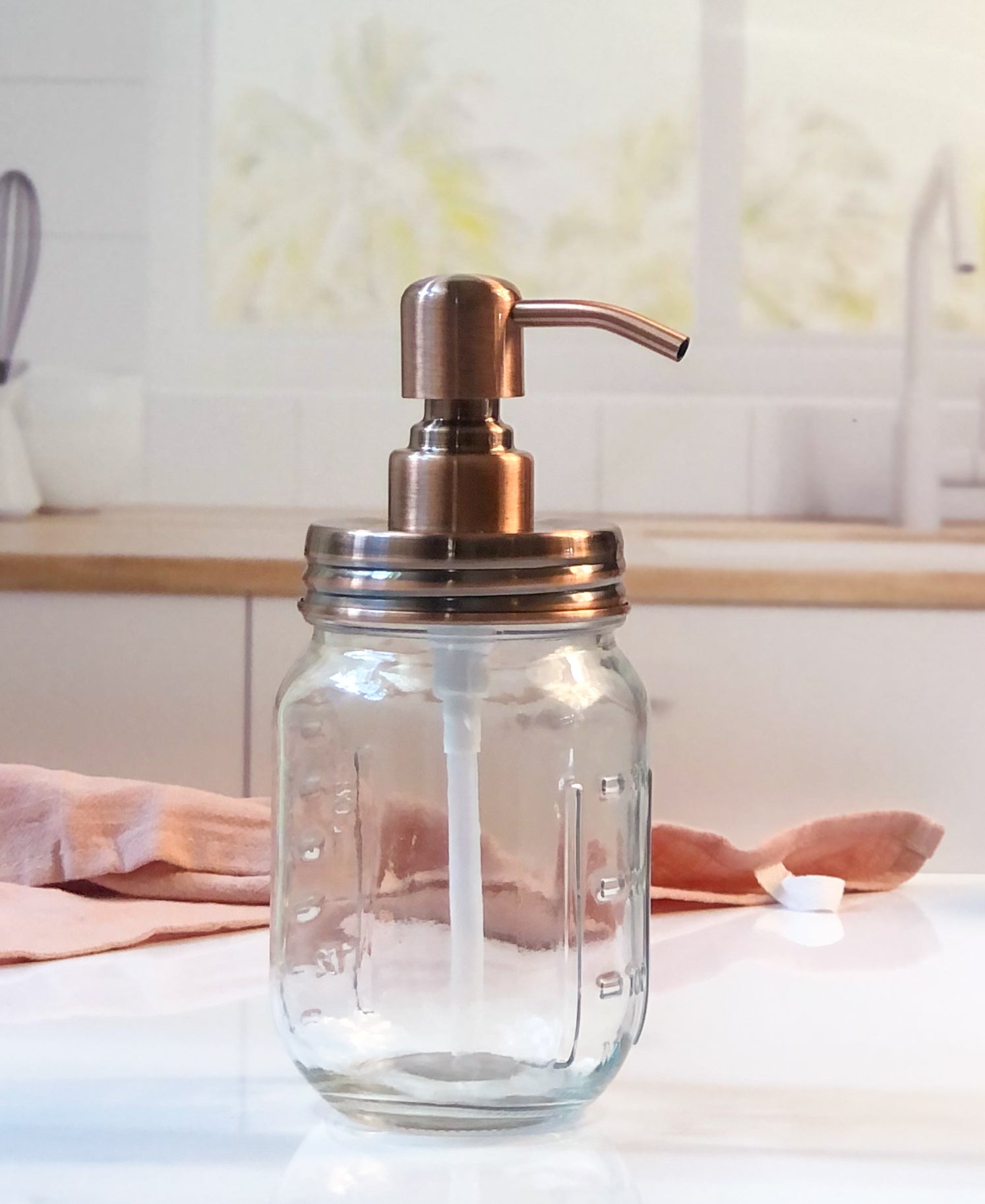 Soap & Lotion Pump Lid Kit for Mason Jars (Regular Mouth) | Henflower