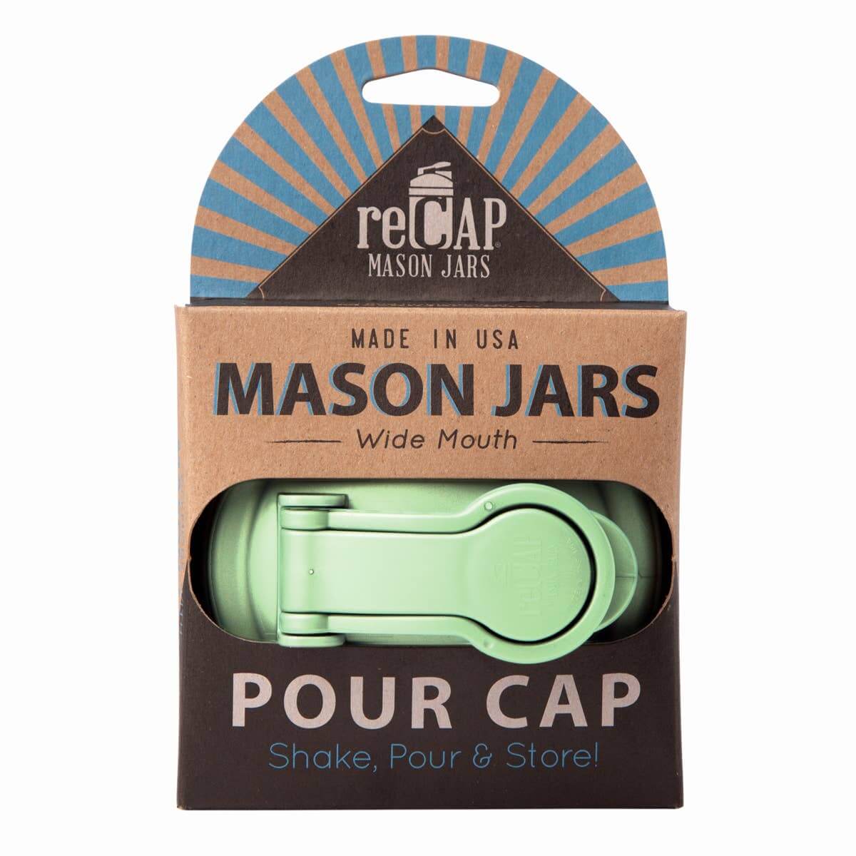 reCAP® Mason Jar Drinking Lid - USA Made, BPA Free | Buy Now | reCAP Mason Jars