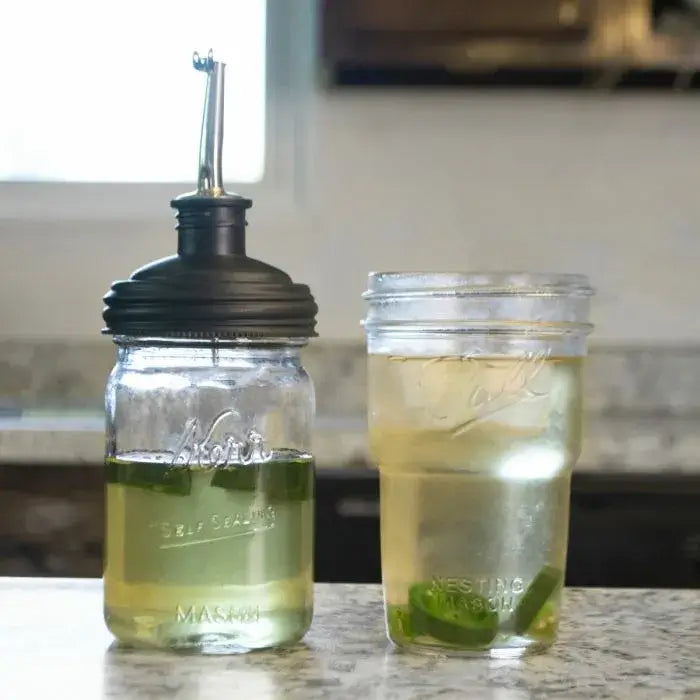 reCAP® Pour, Spout, and Tap Cruet Lid for Mason Jars | reCAP Mason Jars
