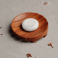 Handcrafted Reclaimed Wood Soap Dish - Round, Oval, Rectangle
