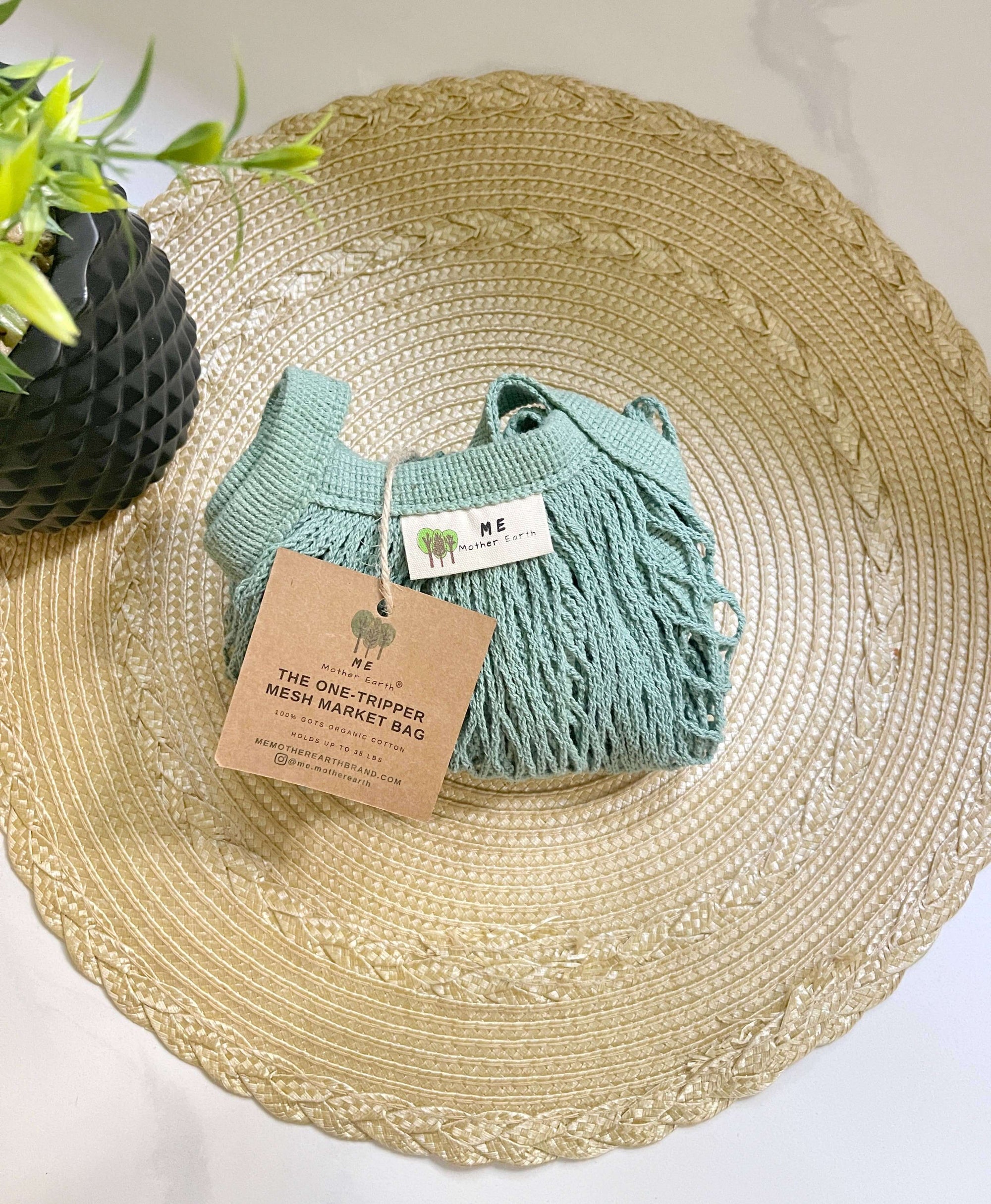 The "One Tripper" HUGE Reusable Mesh Market Bag | Me Mother Earth