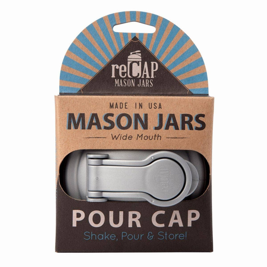 reCAP® Mason Jars Lid POUR Carry Loop (Regular Mouth - Single)