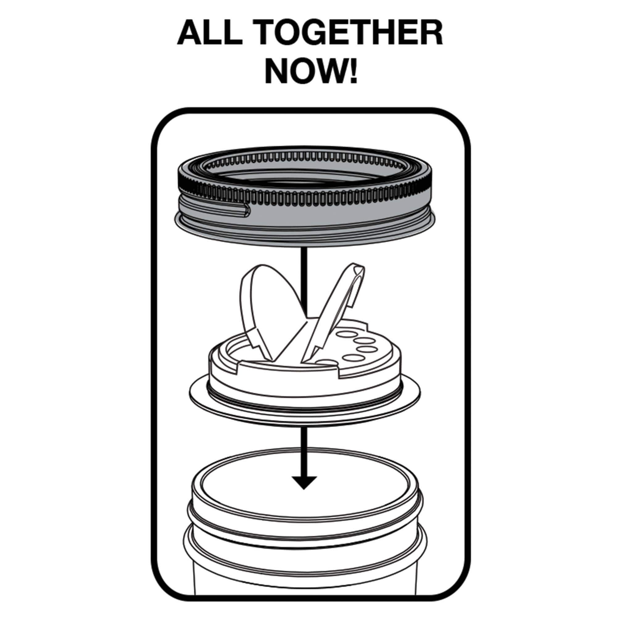 Spice Lid Insert for Mason Jars 2 Pack | Buy Now