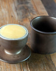 The Original Butter Bell® Crock - Reactive Glaze Bronze Matte