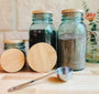 Reusable Bamboo Storage Lids for Mason Jars | Buy Now