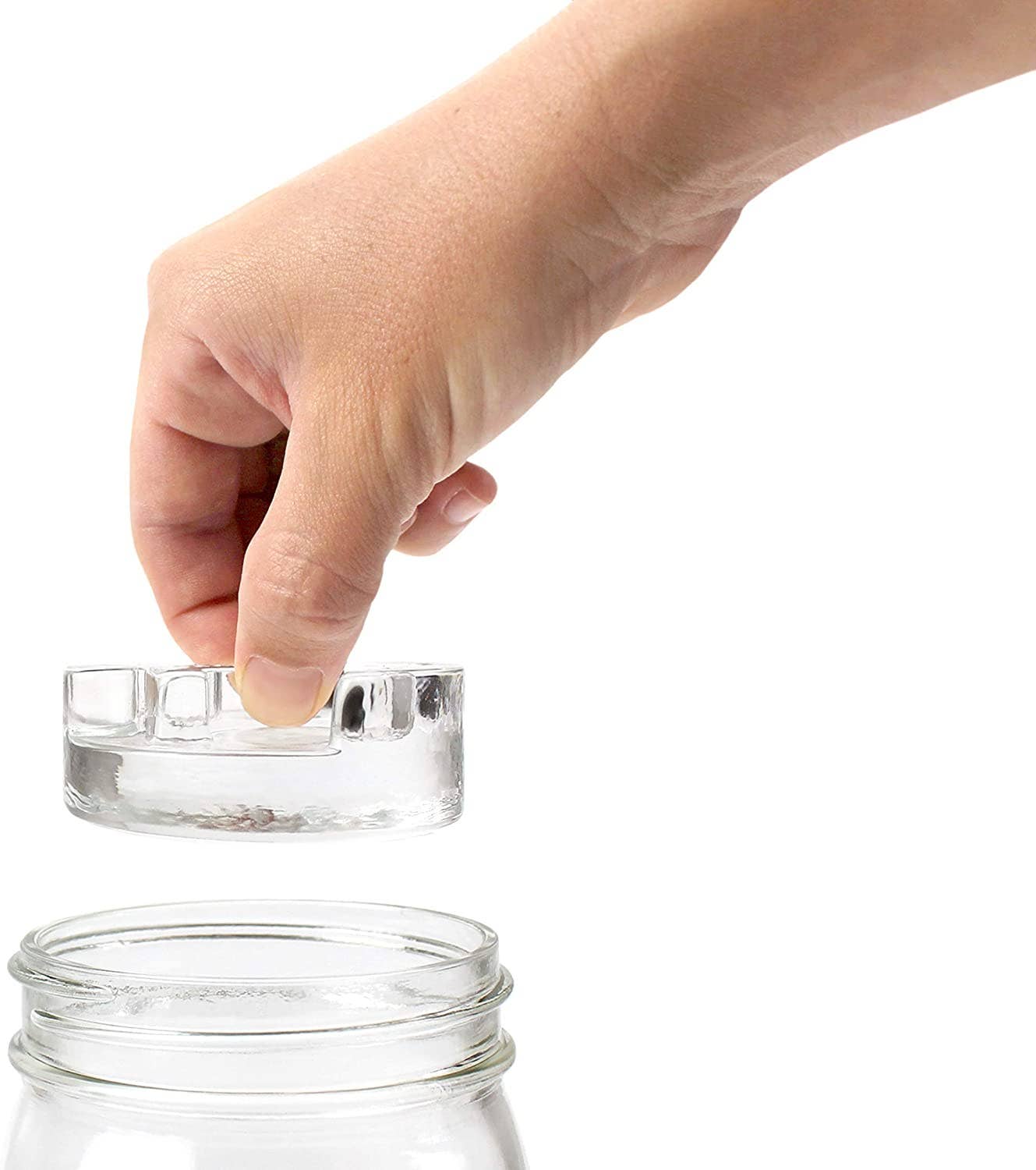 Fermentaholic Easy Grip Glass Weights for Mason Jars