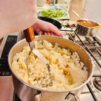 Potato & Bean Masher with Wooden Handle